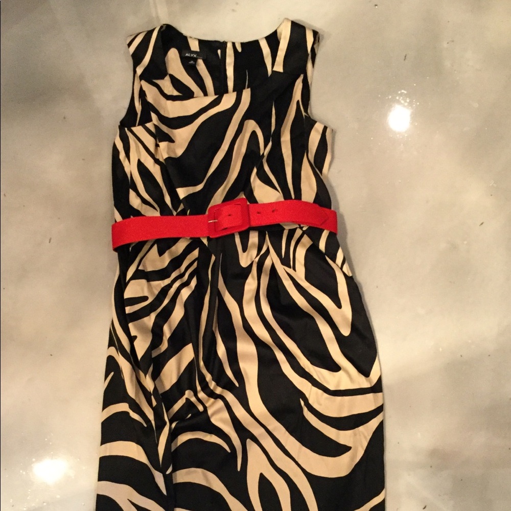 Black and Cream Alyx Dress